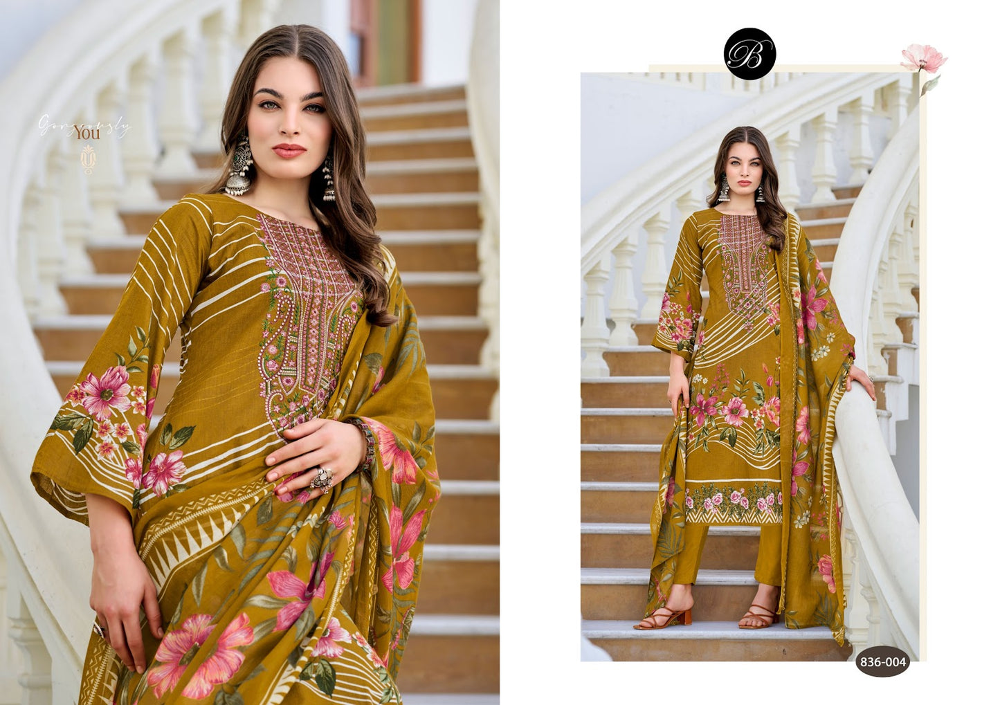 Naira Vol 103 Belliza Designer Studio Pure Cotton Karachi Salwar Suits Manufacturer