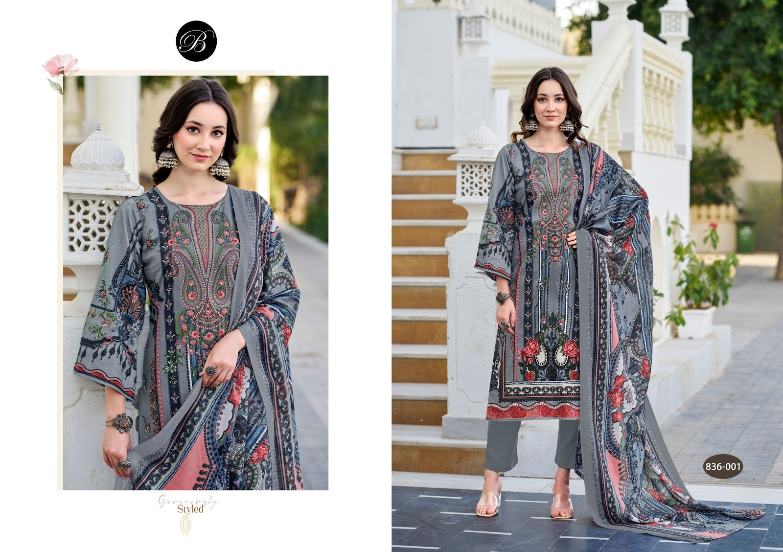 Naira Vol 103 Belliza Designer Studio Pure Cotton Karachi Salwar Suits Manufacturer