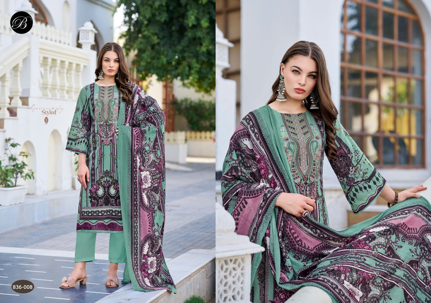 Naira Vol 103 Belliza Designer Studio Pure Cotton Karachi Salwar Suits Manufacturer