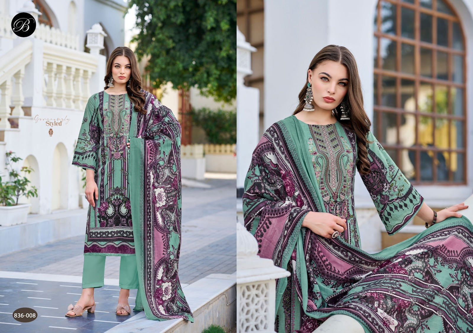 Naira Vol 103 Belliza Designer Studio Pure Cotton Karachi Salwar Suits Manufacturer