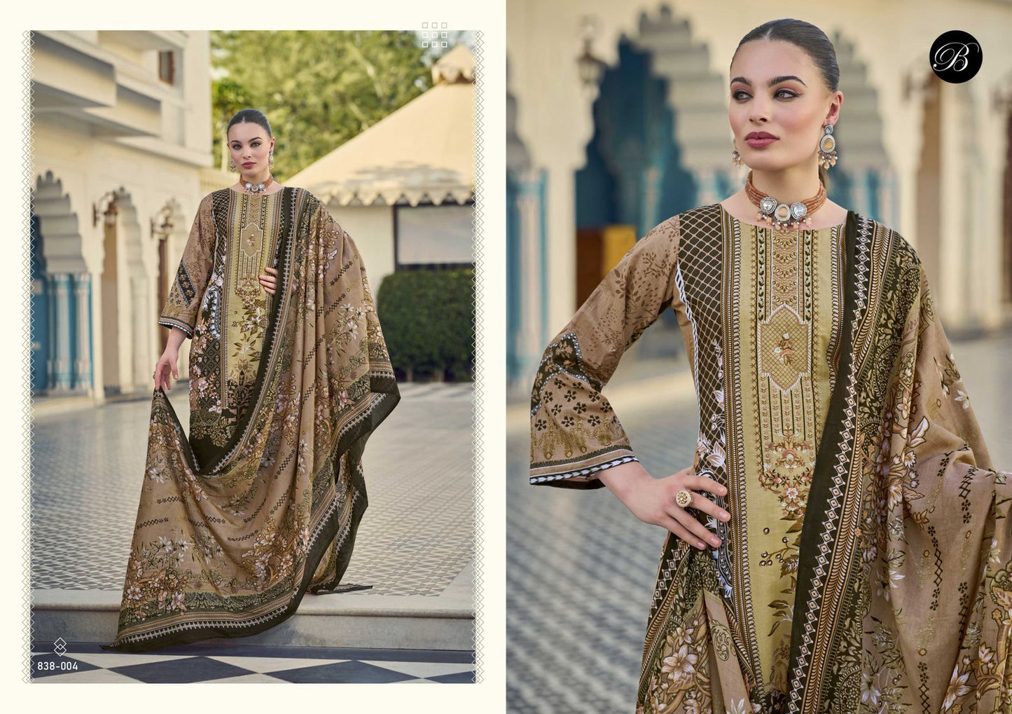 Naira Vol 104 Belliza Designer Studio Pure Cotton Karachi Salwar Suits Exporter Ahmedabad