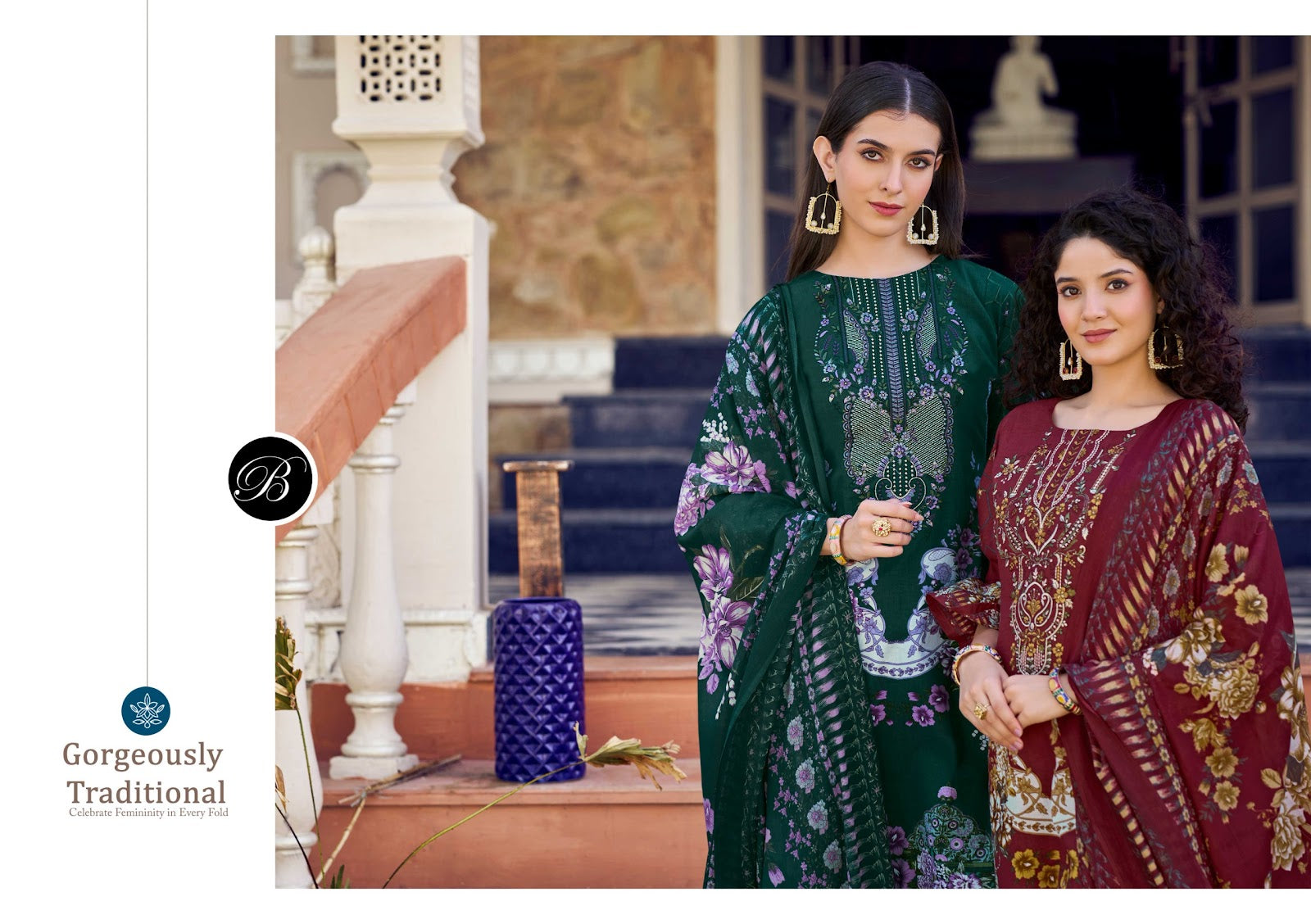 Naira Vol 105 Belliza Designer Studio Cotton Karachi Readymade Suits Exporter Gujarat