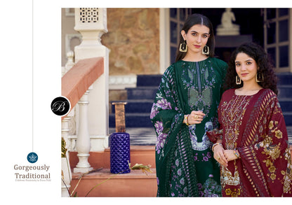 Naira Vol 105 Belliza Designer Studio Cotton Karachi Readymade Suits Exporter Gujarat