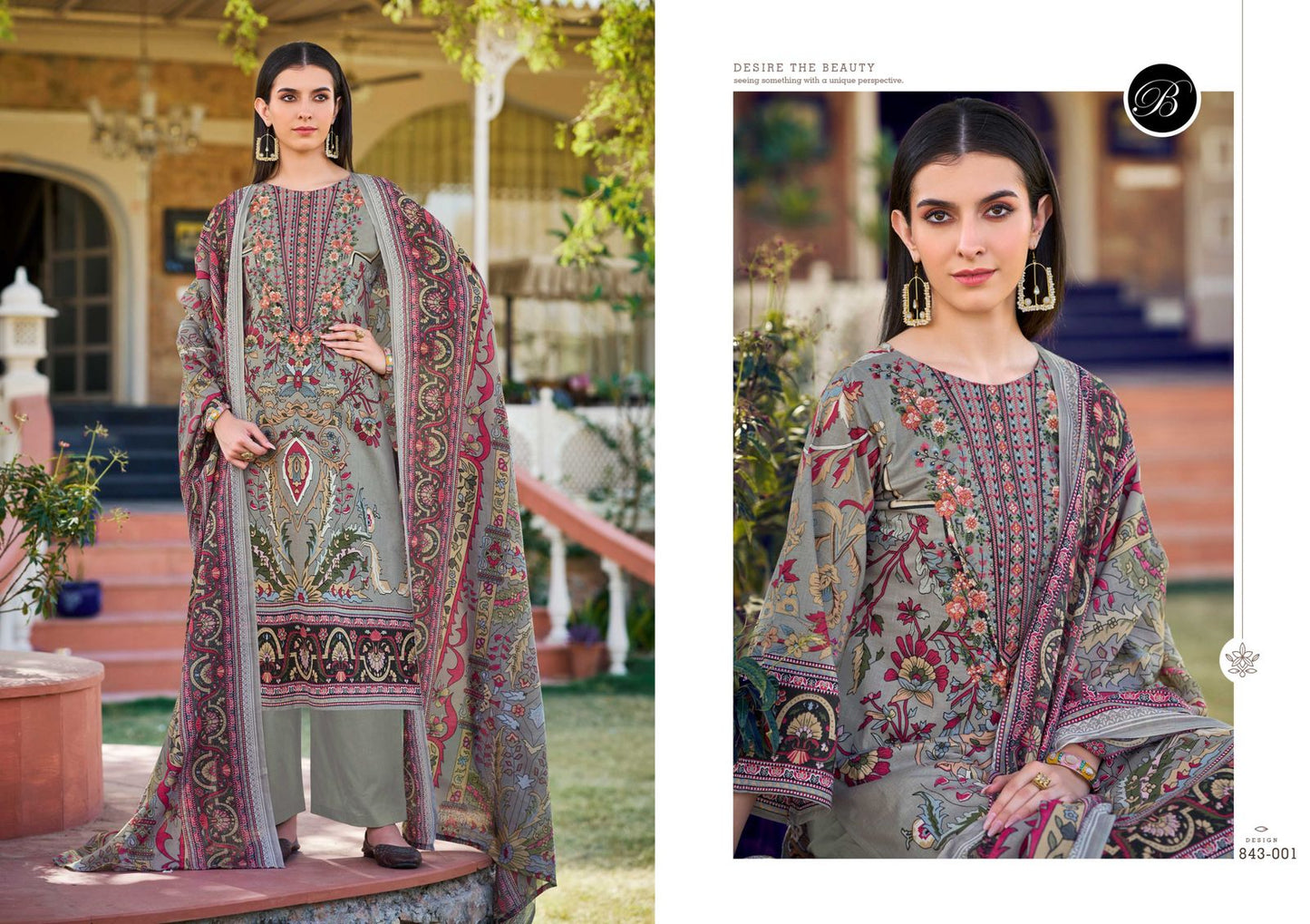 Naira Vol 105 Belliza Designer Studio Pure Cotton Karachi Salwar Suits Wholesaler India