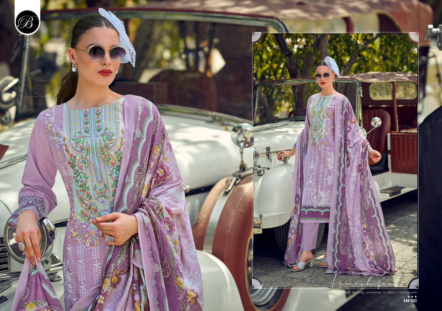 Naira Vol 106 Belliza Designer Studio Cotton Karachi Salwar Suits Supplier India