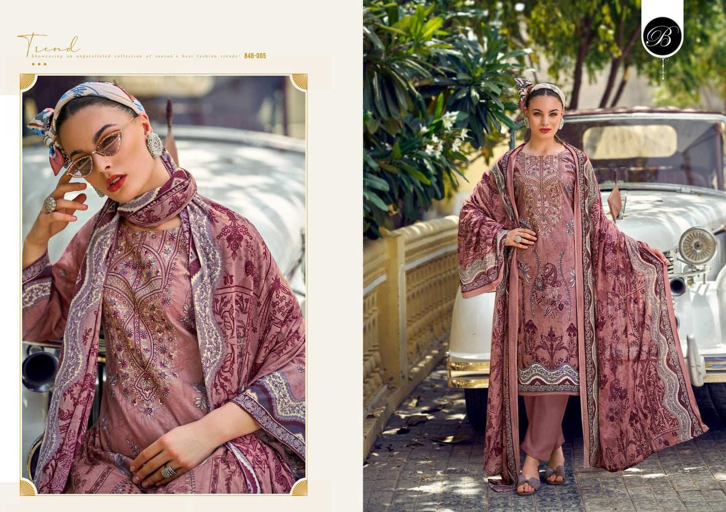 Naira Vol 106 Belliza Designer Studio Cotton Karachi Salwar Suits Supplier India