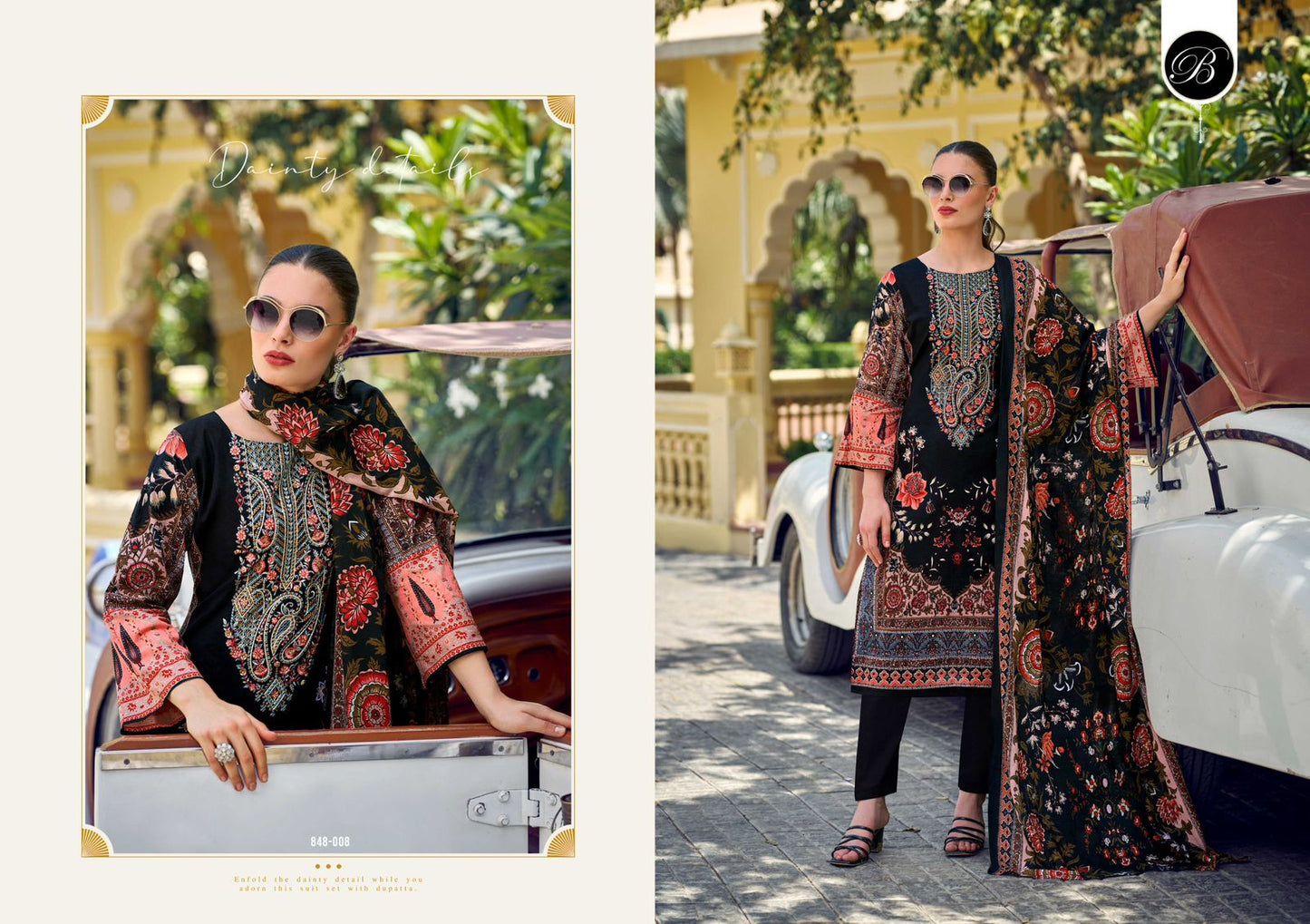 Naira Vol 106 Belliza Designer Studio Cotton Karachi Salwar Suits Supplier India