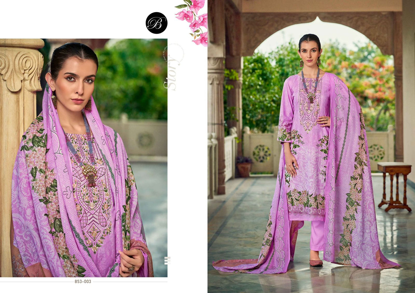 Naira Vol 107 Belliza Designer Studio Cotton Karachi Readymade Suits Manufacturer Ahmedabad