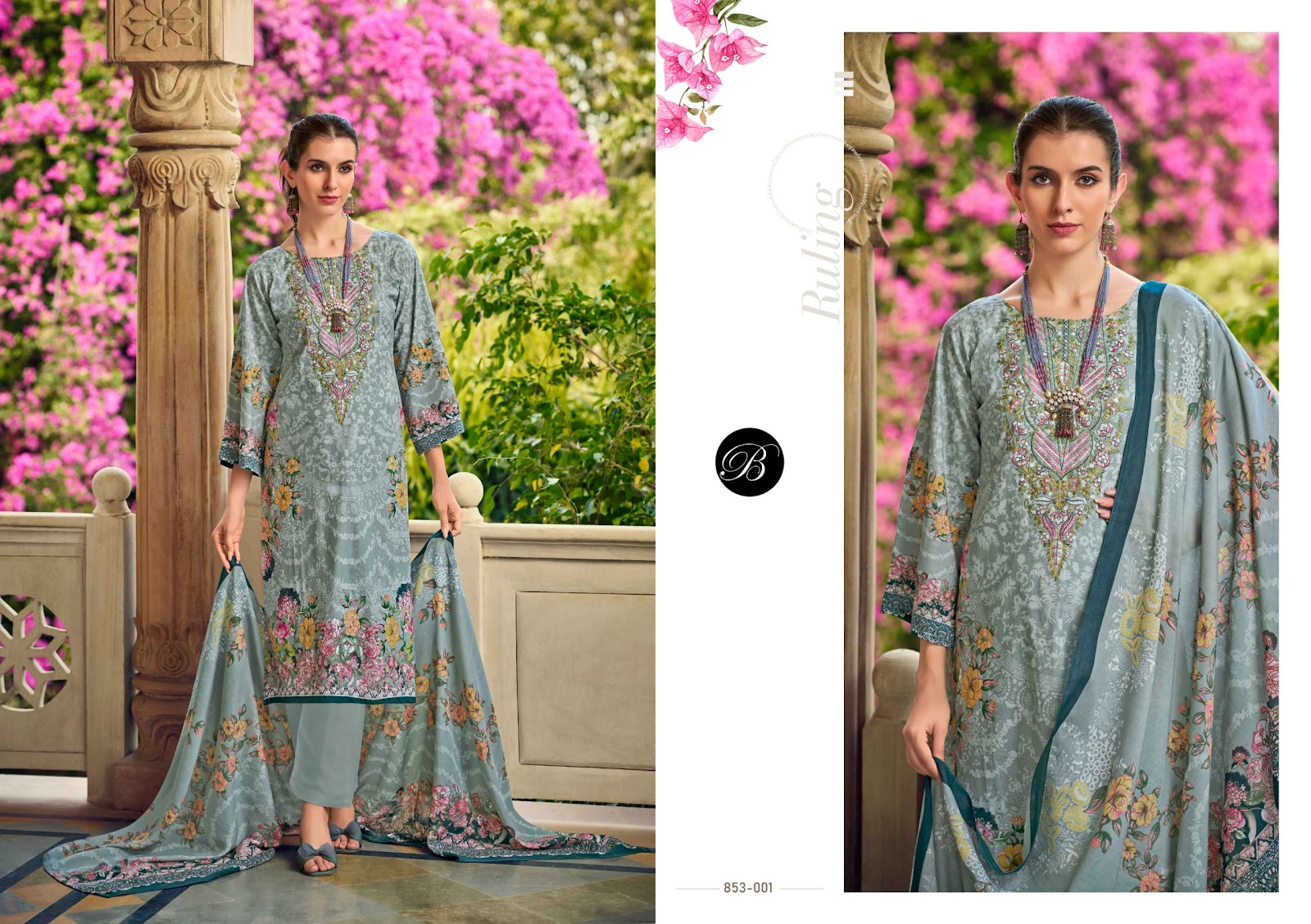 Naira Vol 107 Belliza Designer Studio Pure Cotton Karachi Readymade Suits Manufacturer India