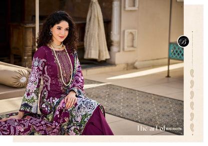 Naira Vol 110 Belliza Designer Studio Cotton Karachi Salwar Suits Wholesale Price