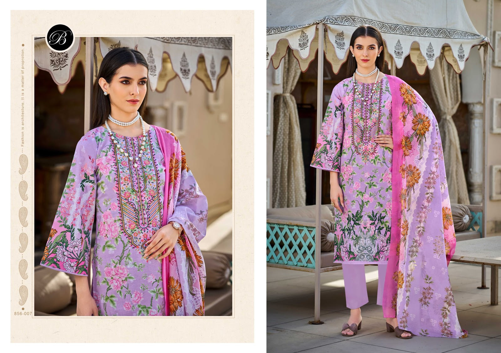Naira Vol 110 Belliza Designer Studio Cotton Karachi Salwar Suits Wholesale Price
