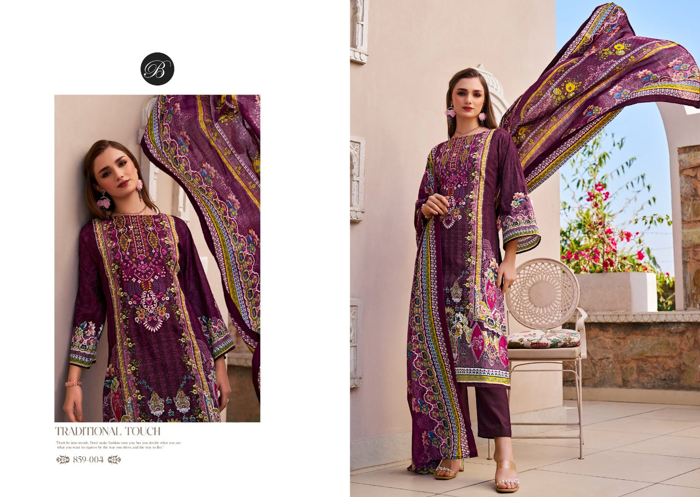 Naira Vol 111 Belliza Designer Studio Cotton Karachi Salwar Suits Wholesaler Gujarat