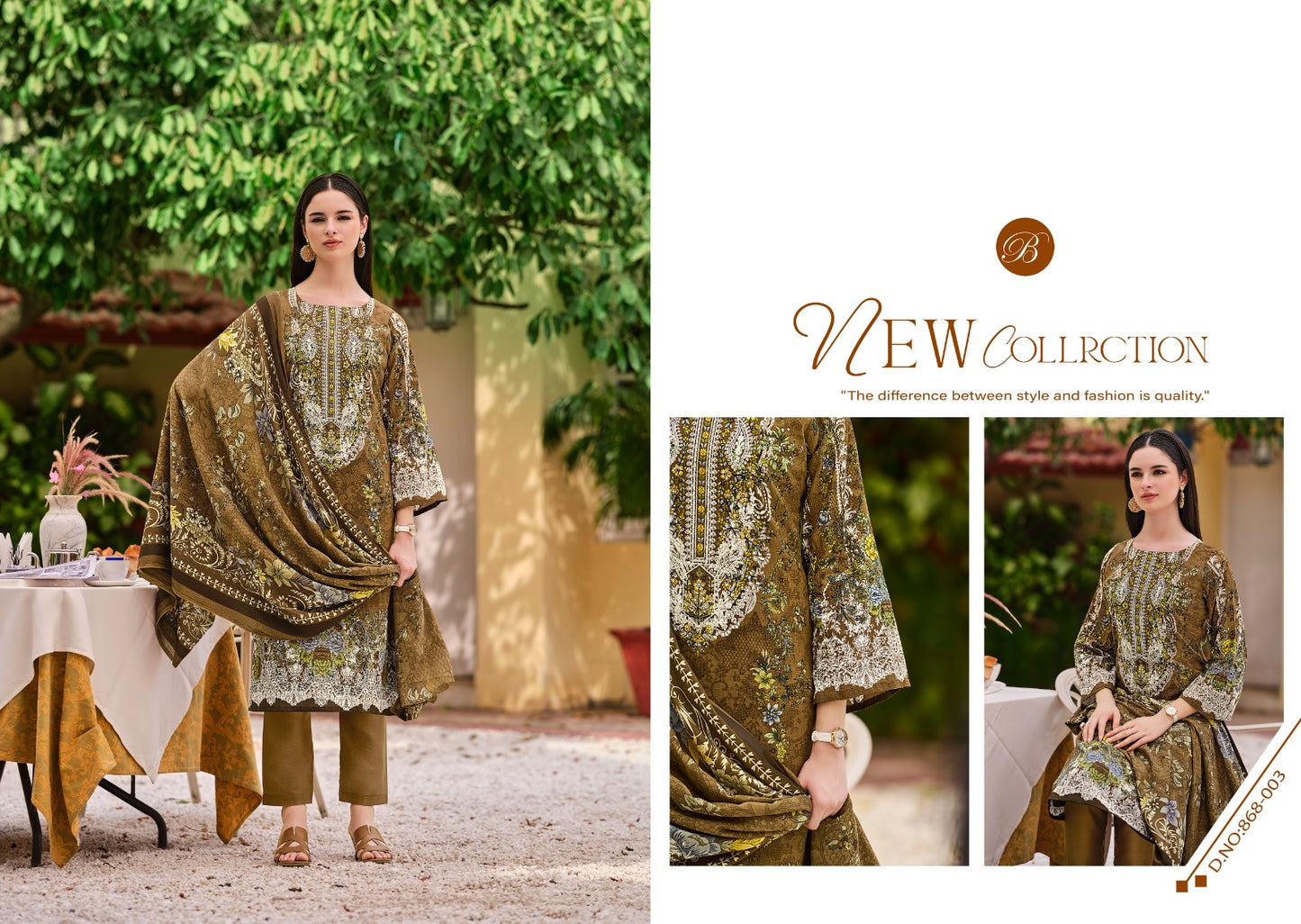 Naira Vol 112 Belliza Designer Studio Cotton Karachi Salwar Suits Exporter Ahmedabad