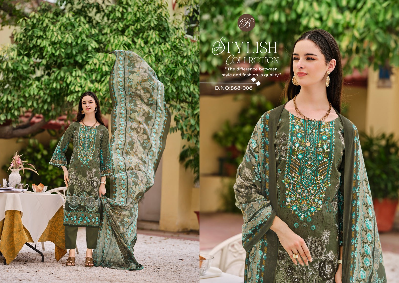 Naira Vol 112 Belliza Designer Studio Cotton Karachi Salwar Suits Exporter Ahmedabad