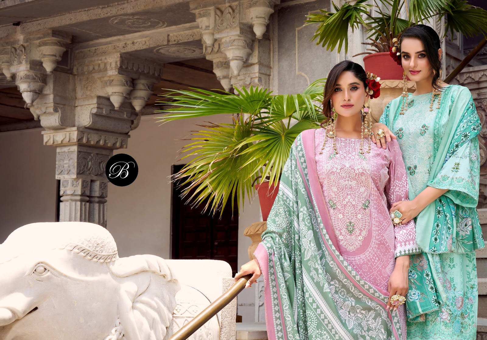 Naira Vol 115 Belliza Designer Studio Cotton Karachi Salwar Suits Wholesaler