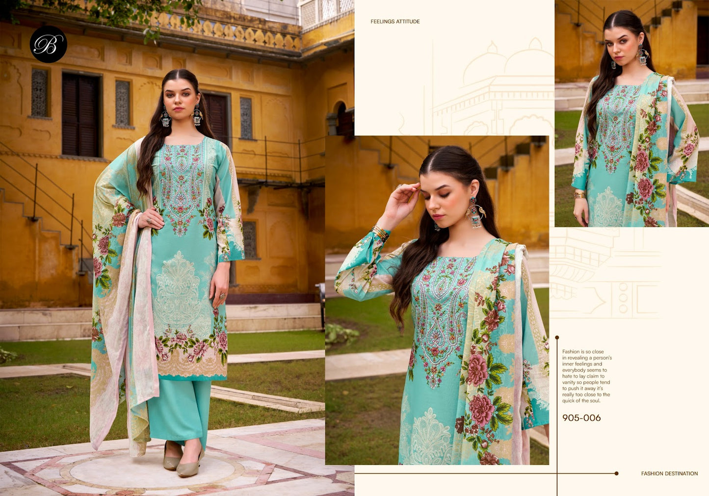 Naira Vol 119 Belliza Designer Studio Cotton Karachi Salwar Suits Exporter India