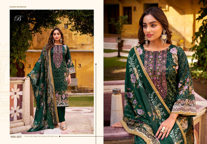 Naira Vol 119 Belliza Designer Studio Cotton Karachi Salwar Suits Exporter India
