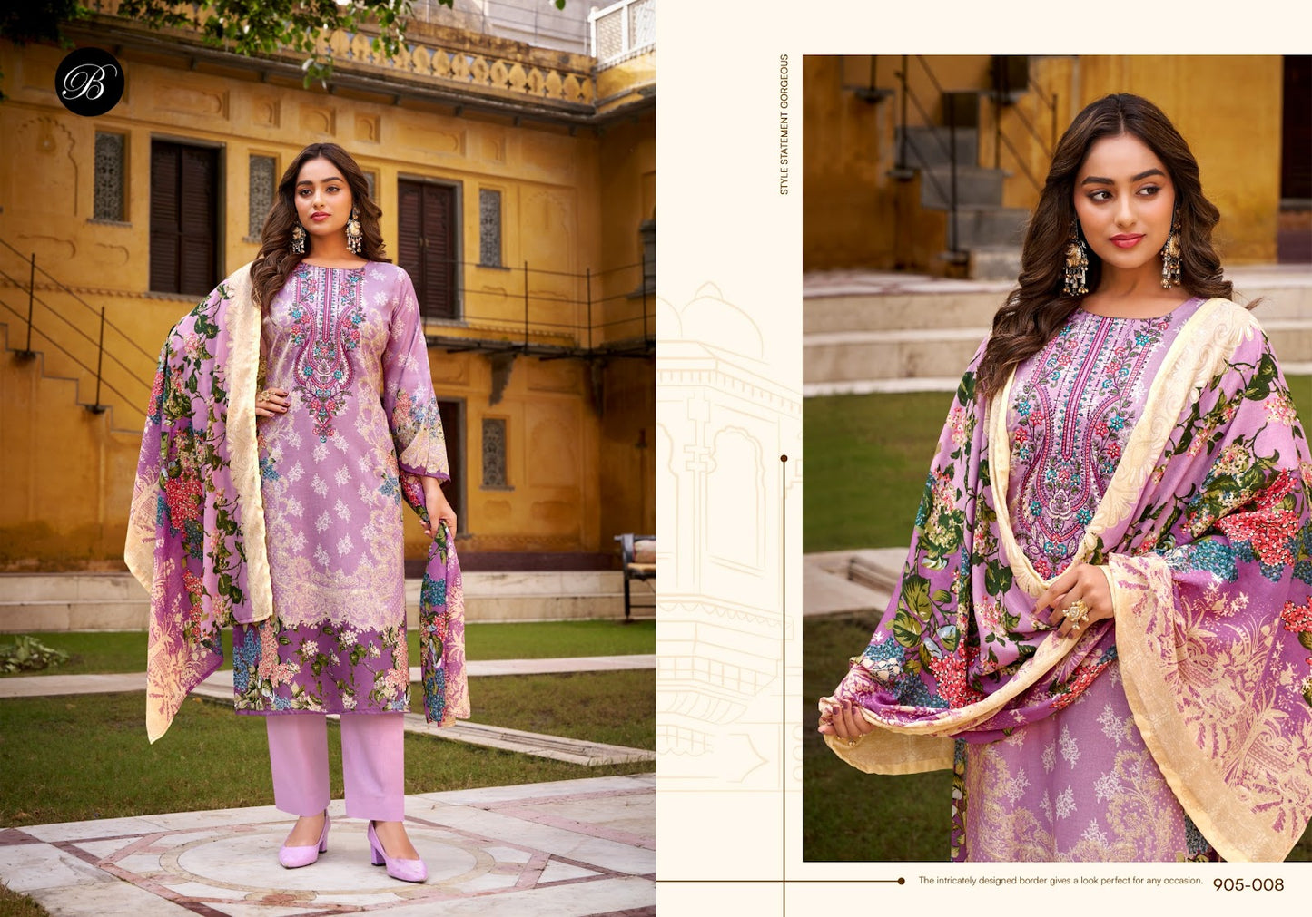 Naira Vol 119 Belliza Designer Studio Cotton Karachi Salwar Suits Exporter India