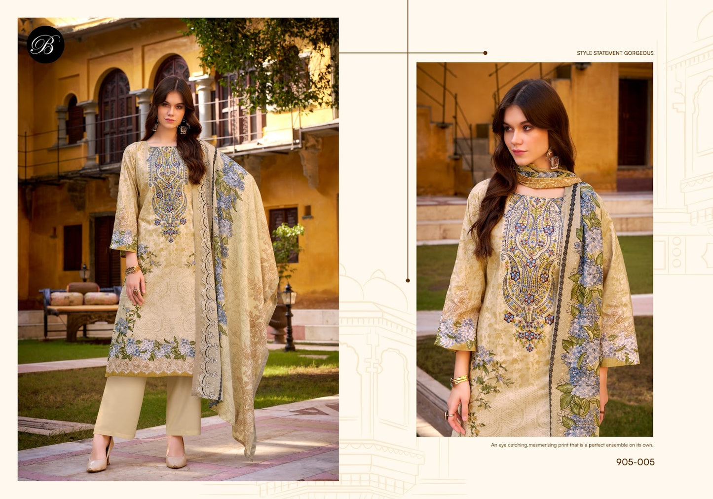 Naira Vol 119 Belliza Designer Studio Cotton Karachi Salwar Suits Exporter India