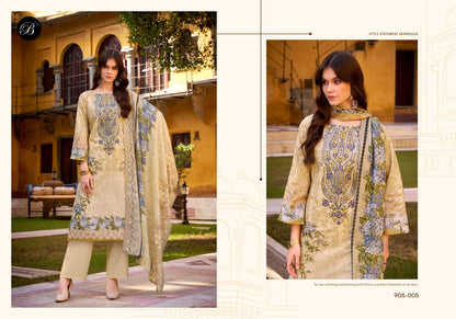 Naira Vol 119 Belliza Designer Studio Cotton Karachi Salwar Suits Exporter India