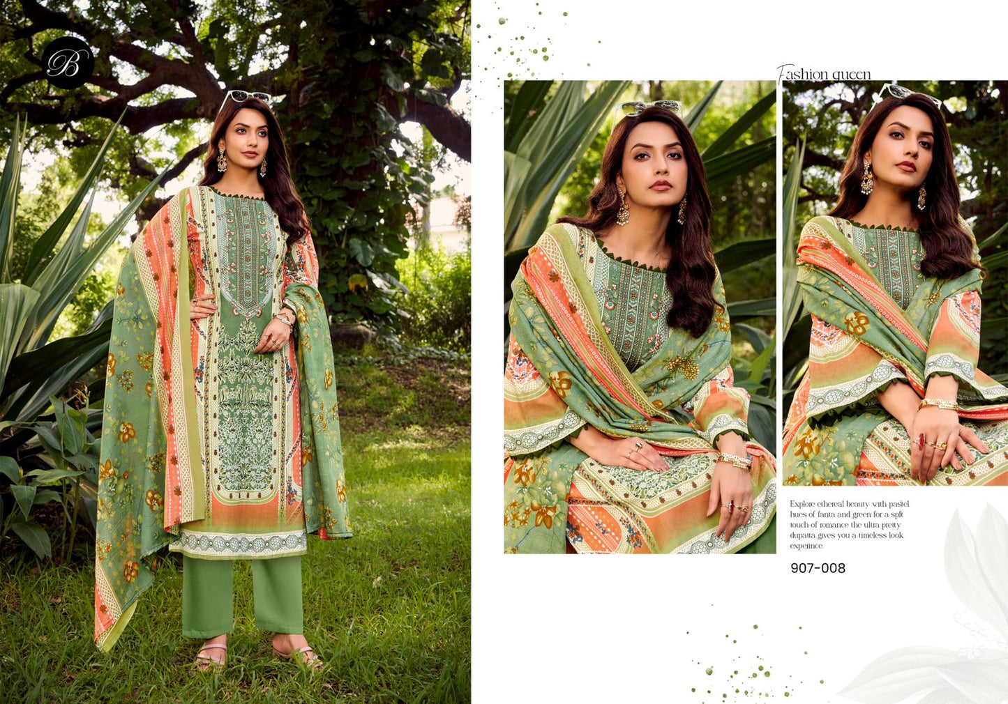 Naira Vol 120 Belliza Designer Studio Cotton Karachi Salwar Suits Exporter Ahmedabad