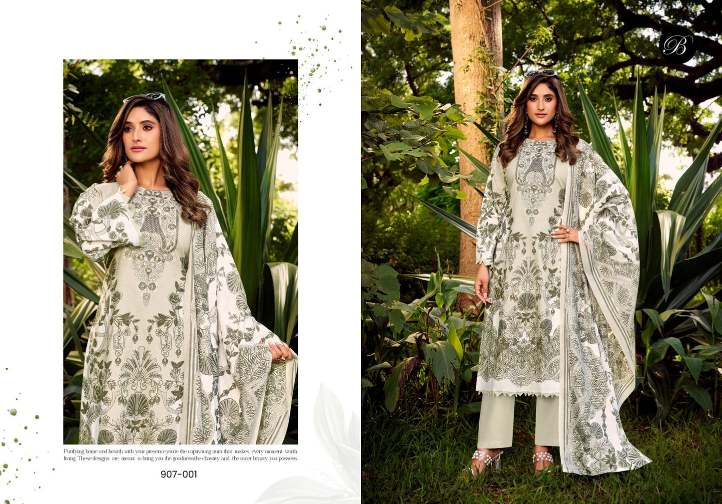 Naira Vol 120 Belliza Designer Studio Cotton Karachi Salwar Suits Exporter Ahmedabad