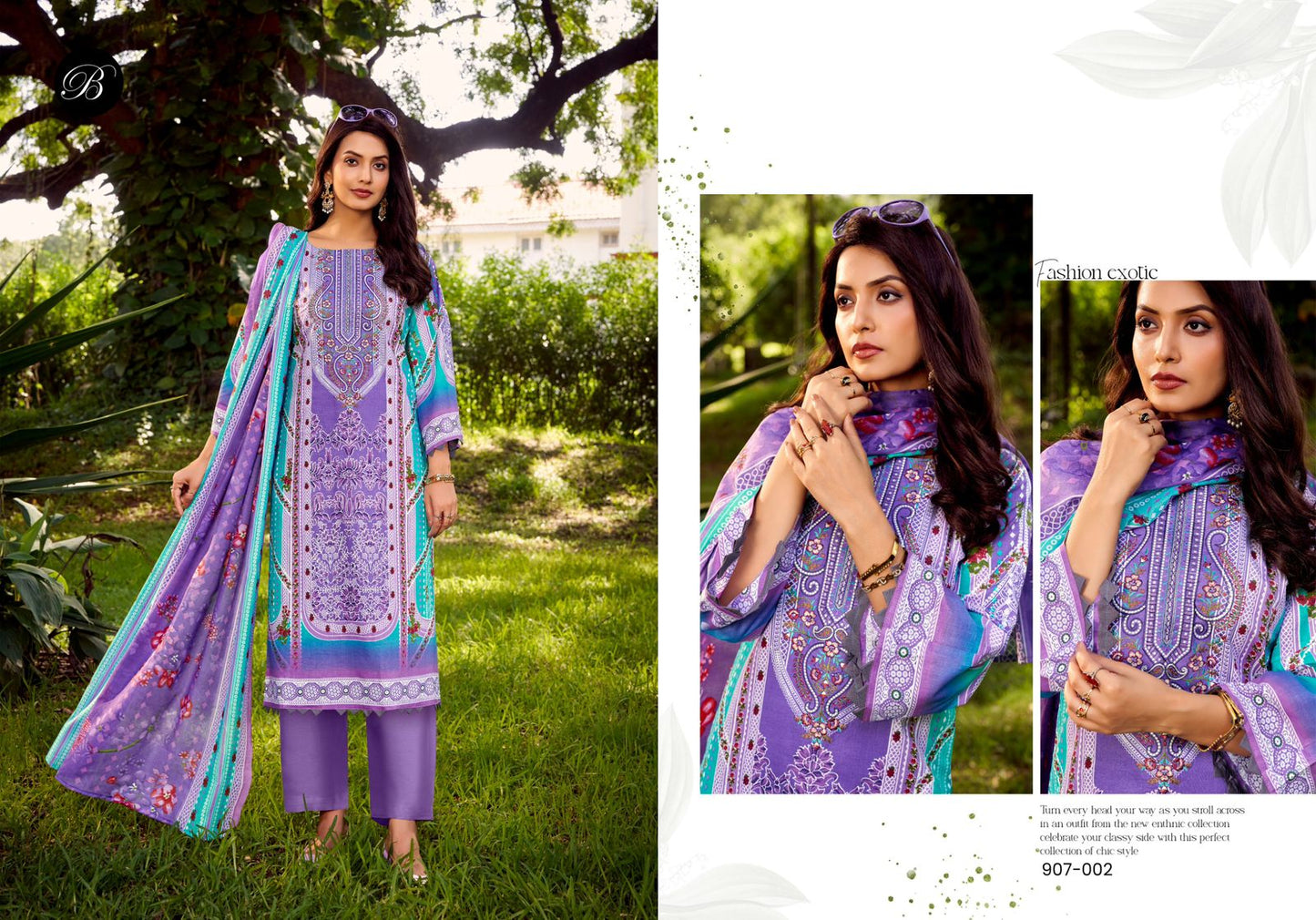 Naira Vol 120 Belliza Designer Studio Cotton Karachi Salwar Suits Exporter Ahmedabad