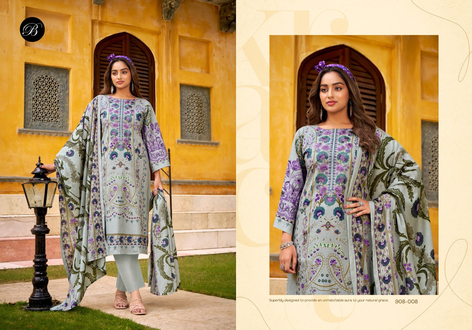 Naira Vol 121 Belliza Designer Studio Cotton Karachi Salwar Suits Exporter Ahmedabad