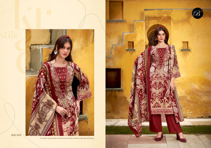 Naira Vol 121 Belliza Designer Studio Cotton Karachi Salwar Suits Exporter Ahmedabad
