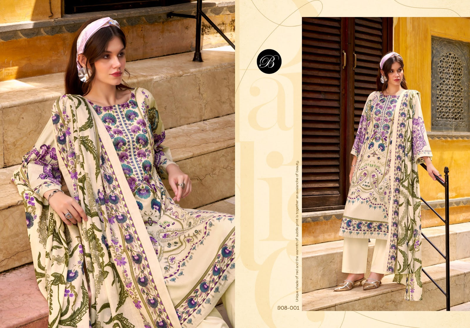 Naira Vol 121 Belliza Designer Studio Cotton Karachi Salwar Suits Exporter Ahmedabad