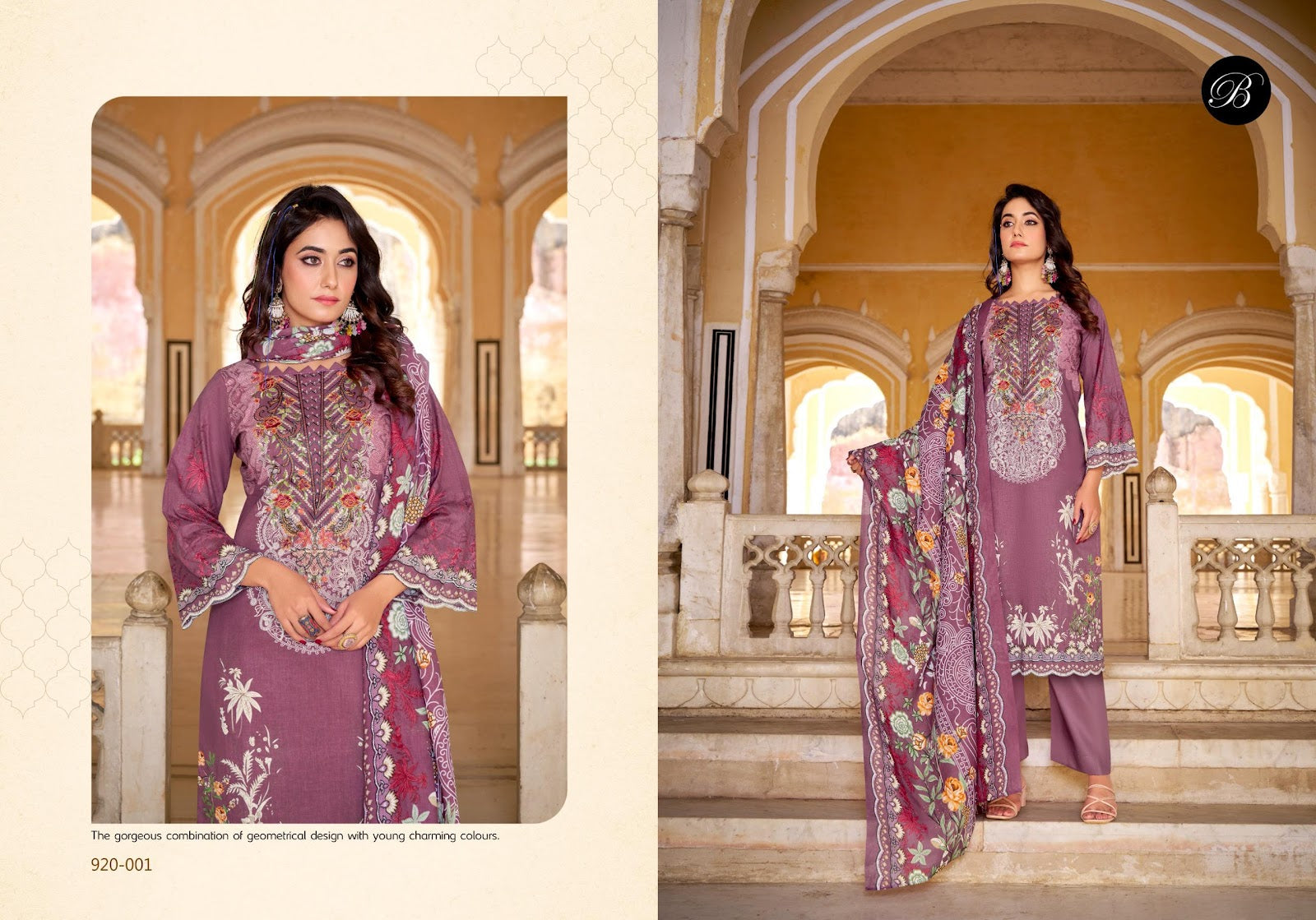 Naira Vol 124 Belliza Designer Studio Pure Cotton Karachi Salwar Suits Manufacturer Gujarat
