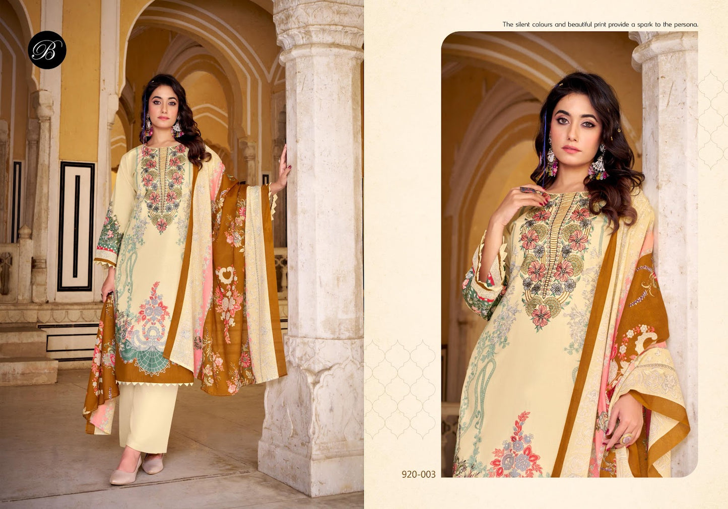 Naira Vol 124 Belliza Designer Studio Pure Cotton Karachi Salwar Suits Manufacturer Gujarat