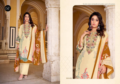 Naira Vol 124 Belliza Designer Studio Pure Cotton Karachi Salwar Suits Manufacturer Gujarat