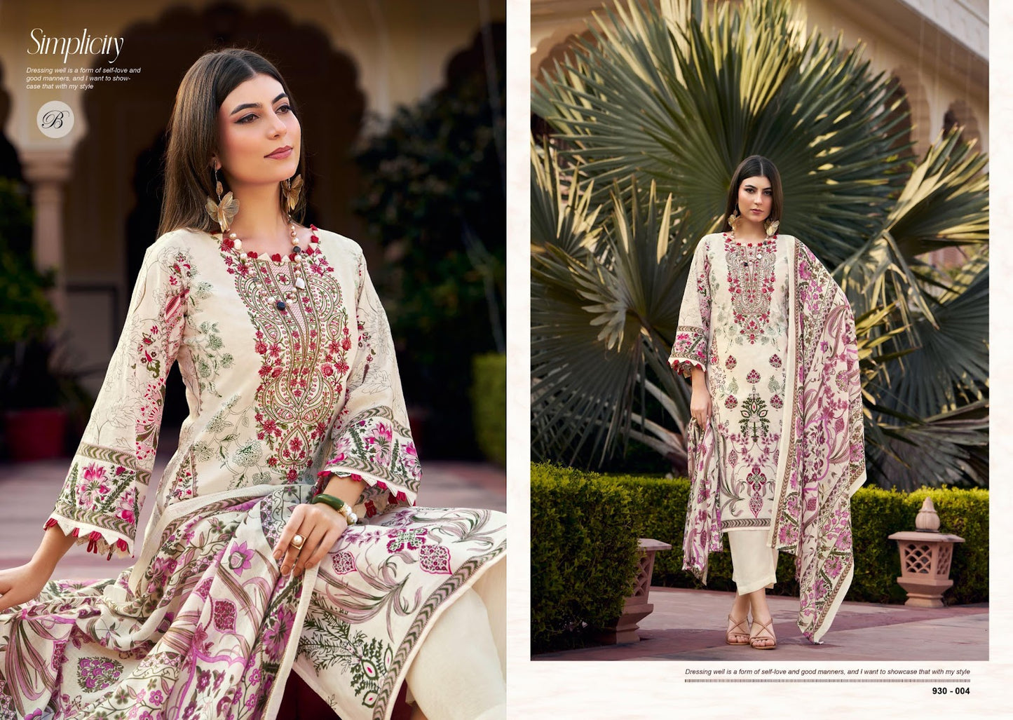 Naira Vol 126 Belliza Designer Studio Cotton Karachi Salwar Suits Wholesaler
