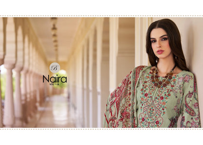 Naira Vol 128 Belliza Designer Studio Cotton Karachi Salwar Suits Manufacturer Gujarat