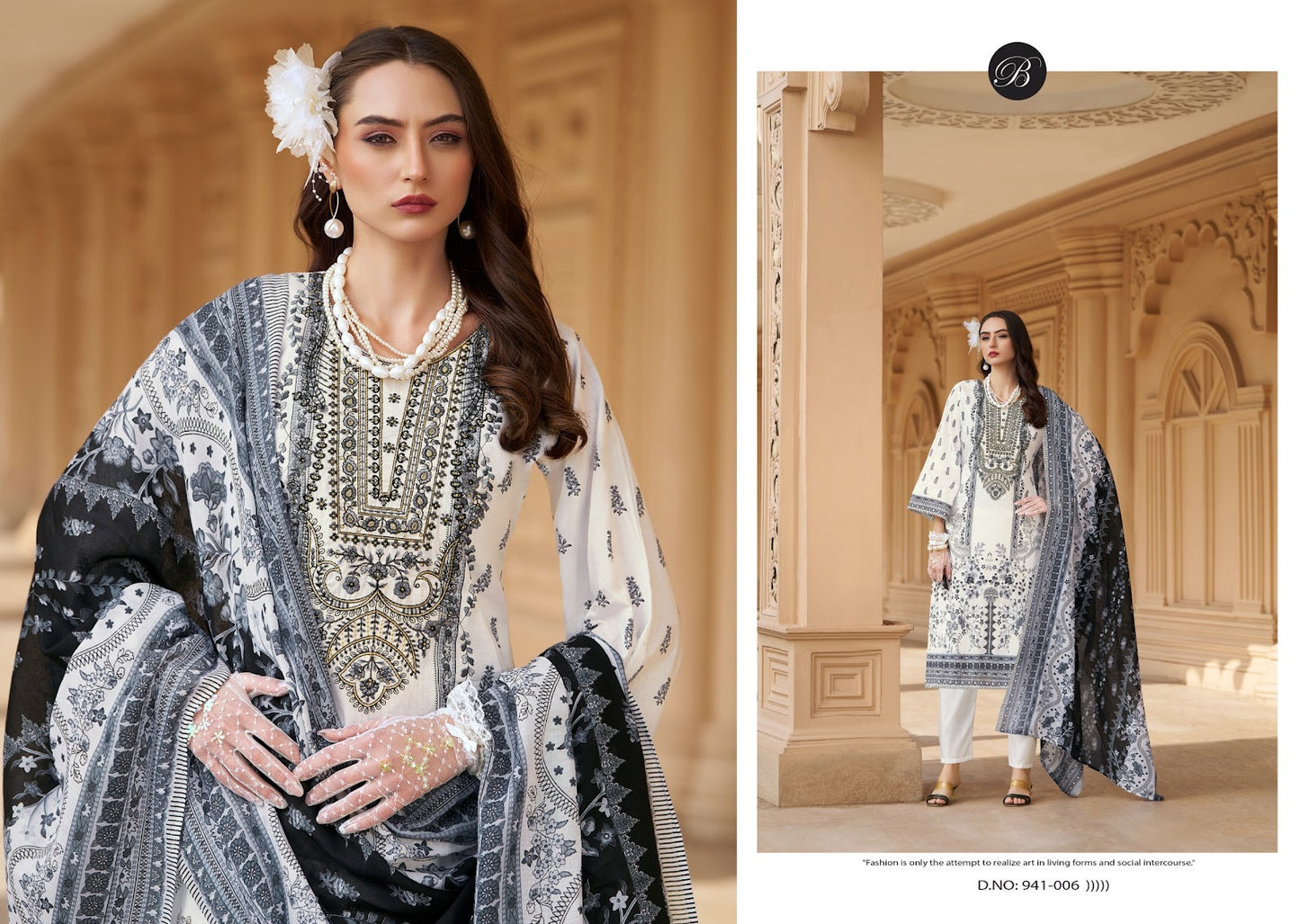 Naira Vol 129 Belliza Designer Studio Cotton Karachi Salwar Suits Exporter