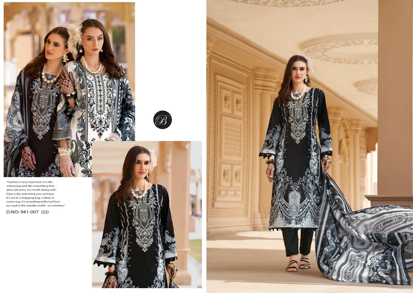 Naira Vol 129 Belliza Designer Studio Cotton Karachi Salwar Suits Exporter