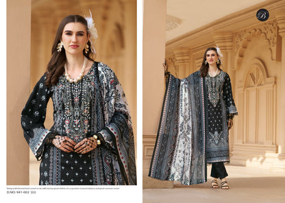 Naira Vol 129 Belliza Designer Studio Cotton Karachi Salwar Suits Exporter