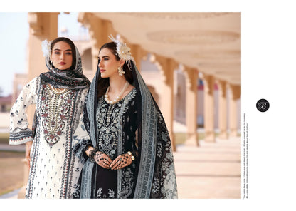 Naira Vol 129 Belliza Designer Studio Cotton Karachi Salwar Suits Exporter