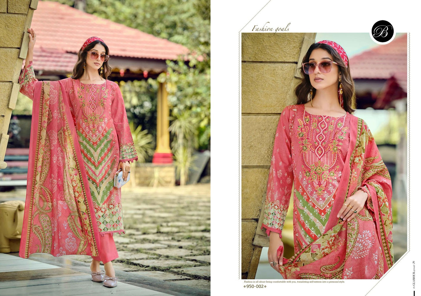 Naira Vol 131 Belliza Designer Studio Pure Cotton Karachi Salwar Suits Wholesaler