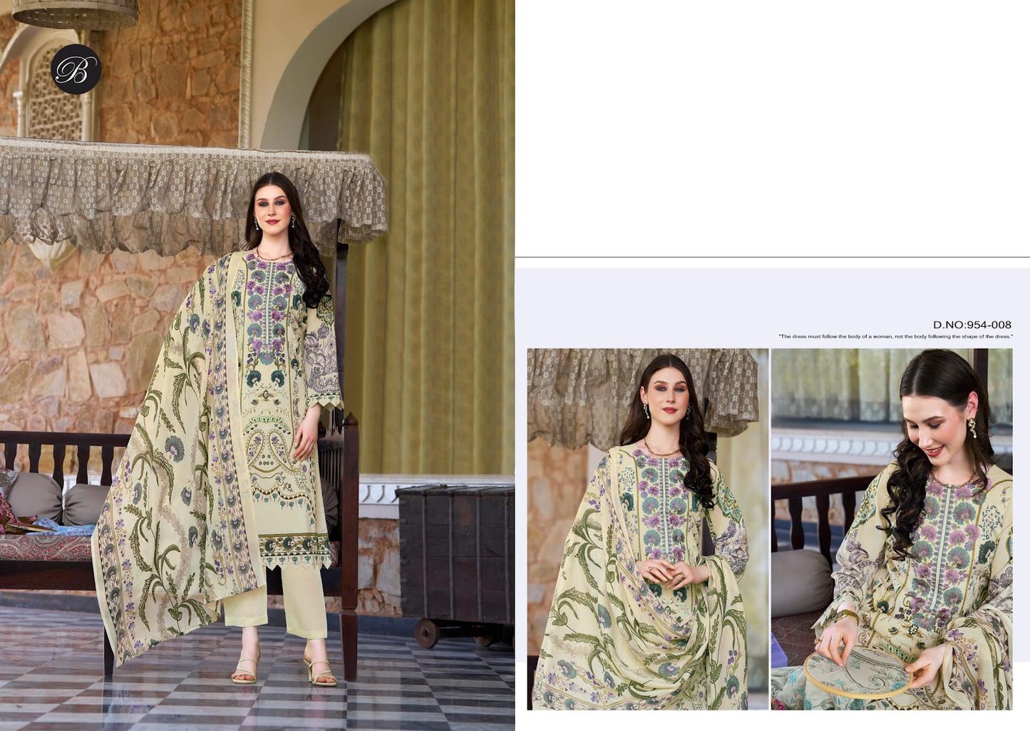 Naira Vol 132 Belliza Designer Studio Cotton Karachi Salwar Suits Supplier