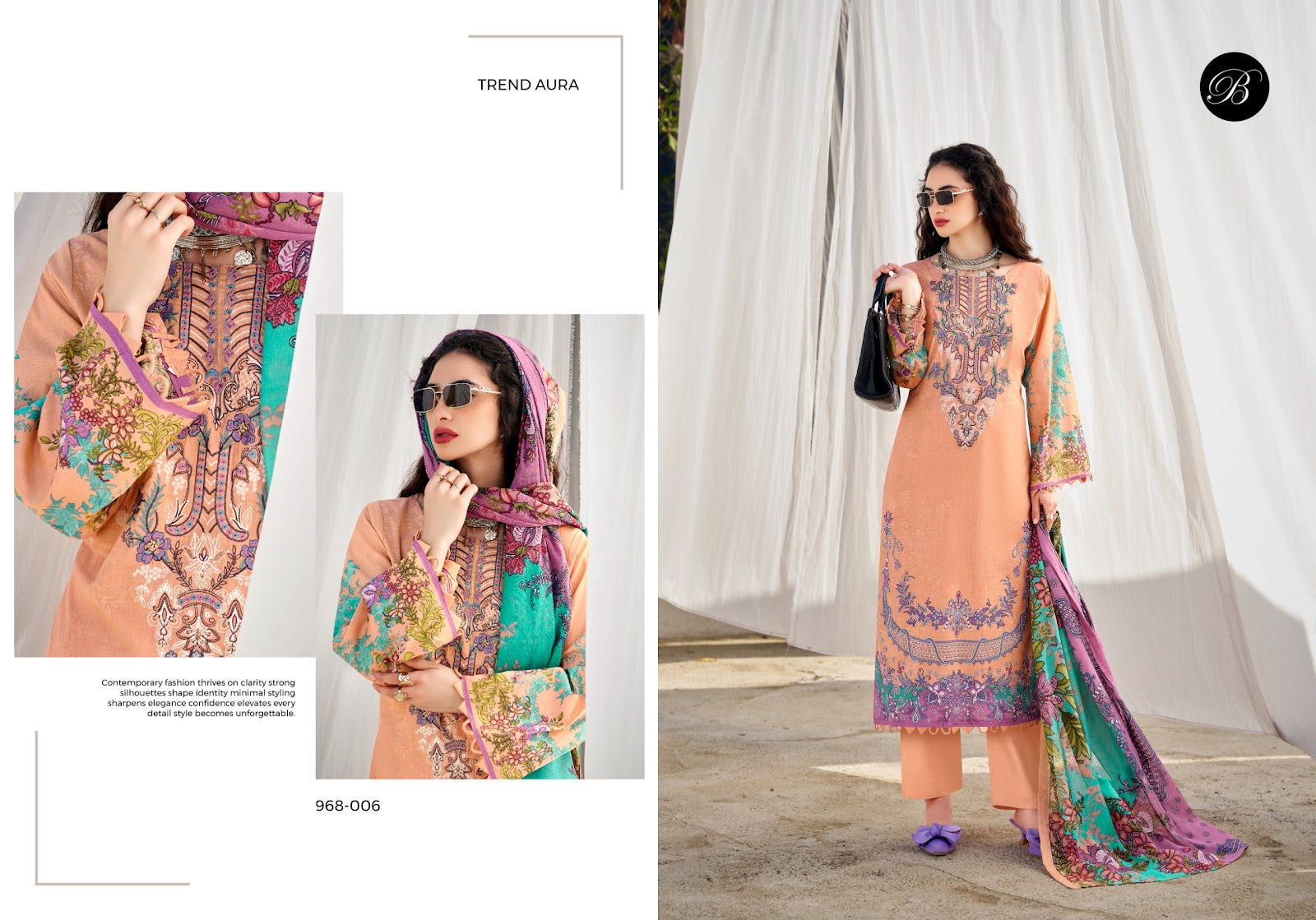 Naira Vol 137 Belliza Designer Studio Cotton Karachi Salwar Suits Wholesaler Ahmedabad