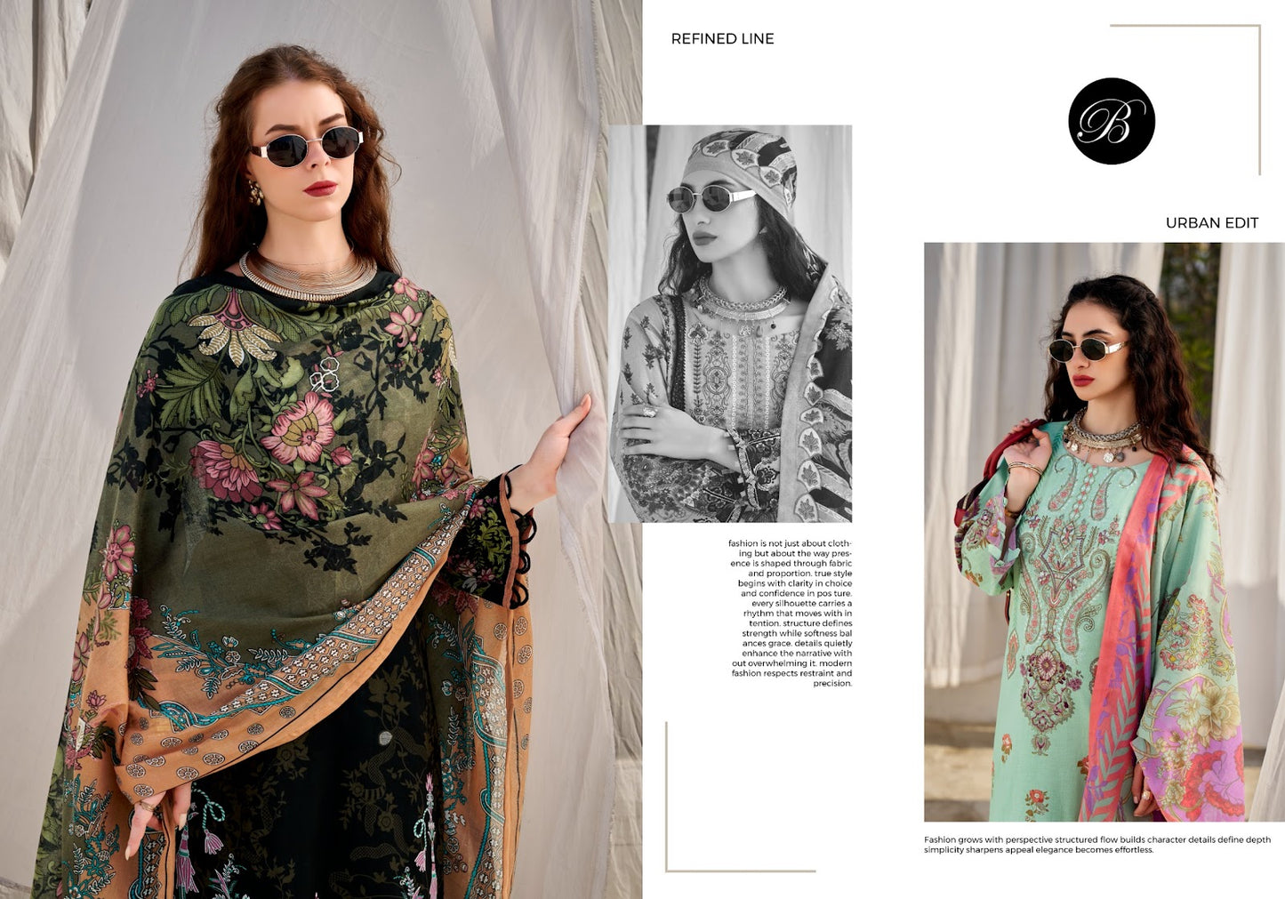 Naira Vol 137 Belliza Designer Studio Cotton Karachi Salwar Suits Wholesaler Ahmedabad