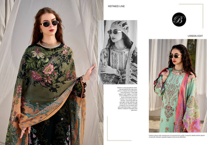 Naira Vol 137 Belliza Designer Studio Cotton Karachi Salwar Suits Wholesaler Ahmedabad