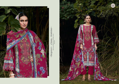 Naira Vol 138 Belliza Designer Studio Pure Cotton Karachi Salwar Suits Wholesale Rate