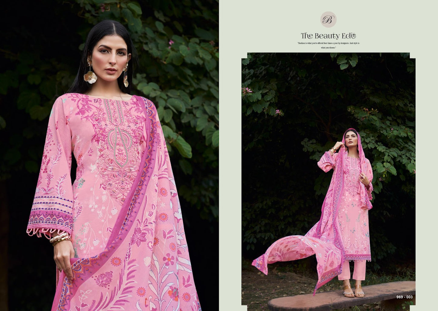 Naira Vol 138 Belliza Designer Studio Pure Cotton Karachi Salwar Suits Wholesale Rate