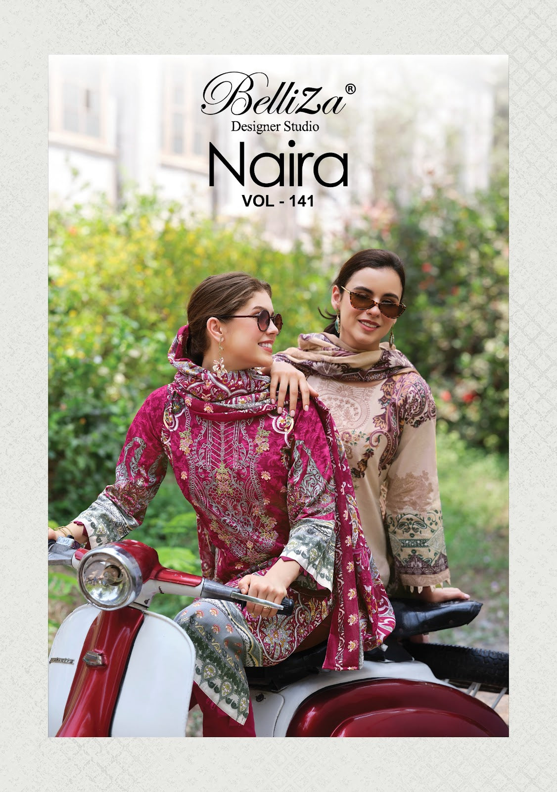 Naira Vol 141 Belliza Designer Studio Cotton Karachi Salwar Suits Manufacturer India