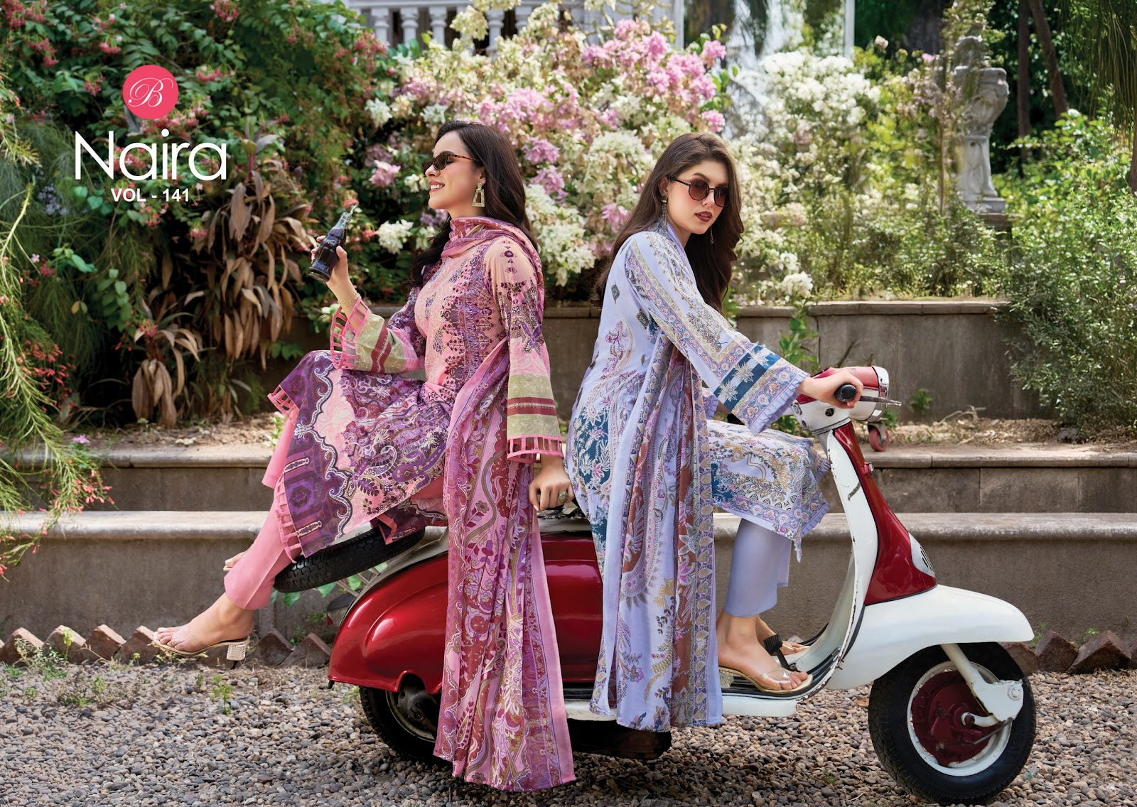 Naira Vol 141 Belliza Designer Studio Cotton Karachi Salwar Suits Manufacturer India