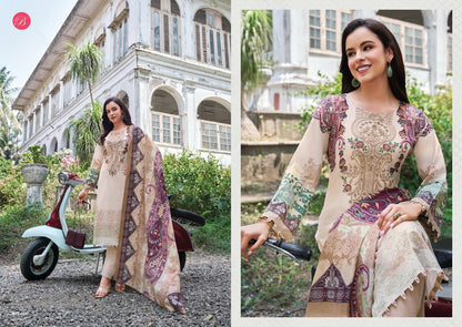 Naira Vol 141 Belliza Designer Studio Cotton Karachi Salwar Suits Manufacturer India