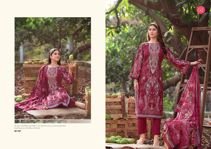 Naira Vol 143 Belliza Designer Studio Cotton Karachi Salwar Suits Wholesale Rate
